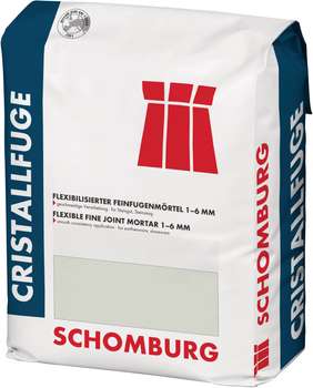 袋 CRISTALLFUGE 柔軟な細粒グラウト 1 〜 6 mm SCHOMBURG社製