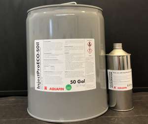 pail InjectProECO-Soil Hydrophobic, polyurethane grout for stabilizing and waterproofing loose, granular soils by SCHOMBURG