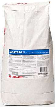 bag MORTAR-LN One-part, polymer-modified, waterproof lining mortar,resurfacing mortar, and parge coat by SCHOMBURG