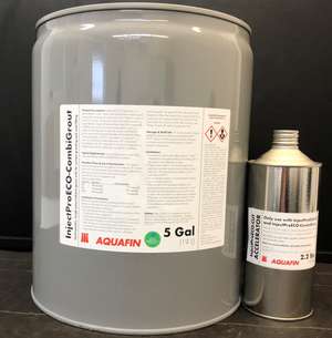 pail InjectProECO-CombiGrout Hydrophobic, tough polyurethane grout for curtain grouting and void filling by SCHOMBURG