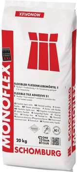 ถุง MONOFLEX กาวซีเมนต์ปูกระเบื้อง เอส 1 แบบยืดหยุ่น โดย SCHOMBURG