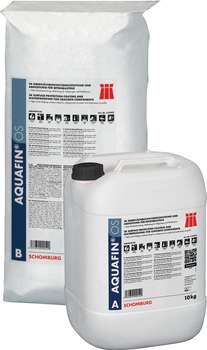 kit (bicomposant) AQUAFIN-OS Système de protection de surface minéral assurant le pontage des fissures (LHM) par SCHOMBURG