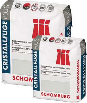 袋 CRISTALLFUGE-PLUS 快速硬化的多功能柔性细灌浆料，厚度为 1-10 mm SCHOMBURG 出品