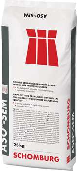 bag ASO-SEM Accelerated screed mortar with high strength by SCHOMBURG