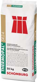 bag THERMOPAL-SR24 WTA restoration plaster with high air void content by SCHOMBURG