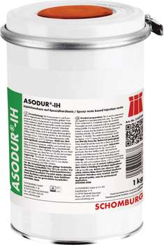 combination packaging ASODUR-IH Injection resin on epoxy resin basis by SCHOMBURG