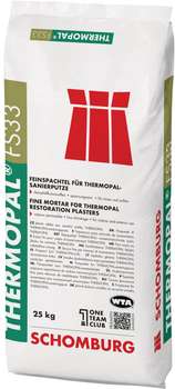 袋 THERMOPAL-FS33 THERMOPAL 修復プラスター用の細かいモルタル SCHOMBURG社製
