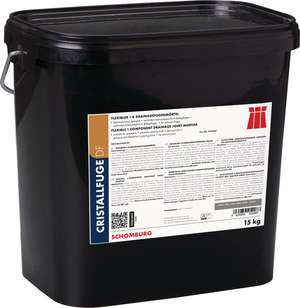 bucket CRISTALLFUGE-DF Flexible 1-component drainage joint mortar by SCHOMBURG
